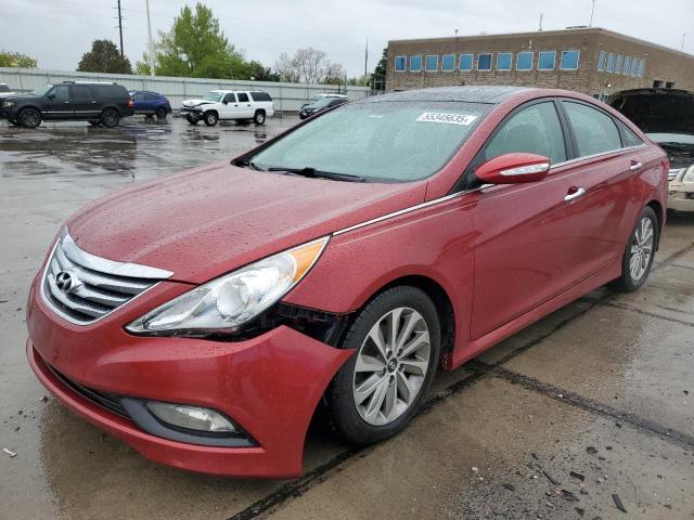  HYUNDAI SONATA 2014 Бургунди