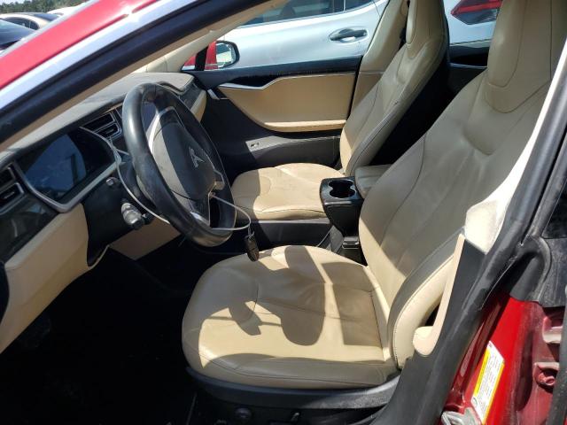  TESLA MODEL S 2014 Red