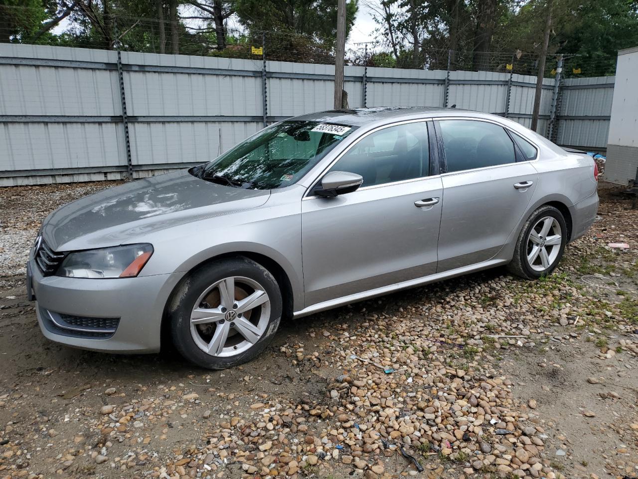 2012 Volkswagen Passat Se de vânzare în Hampton, VA - Rear End