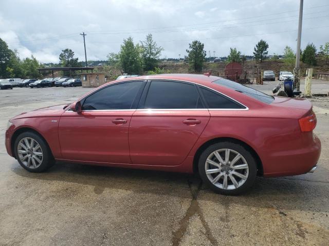 Sedans AUDI A6 2014 Czerwony