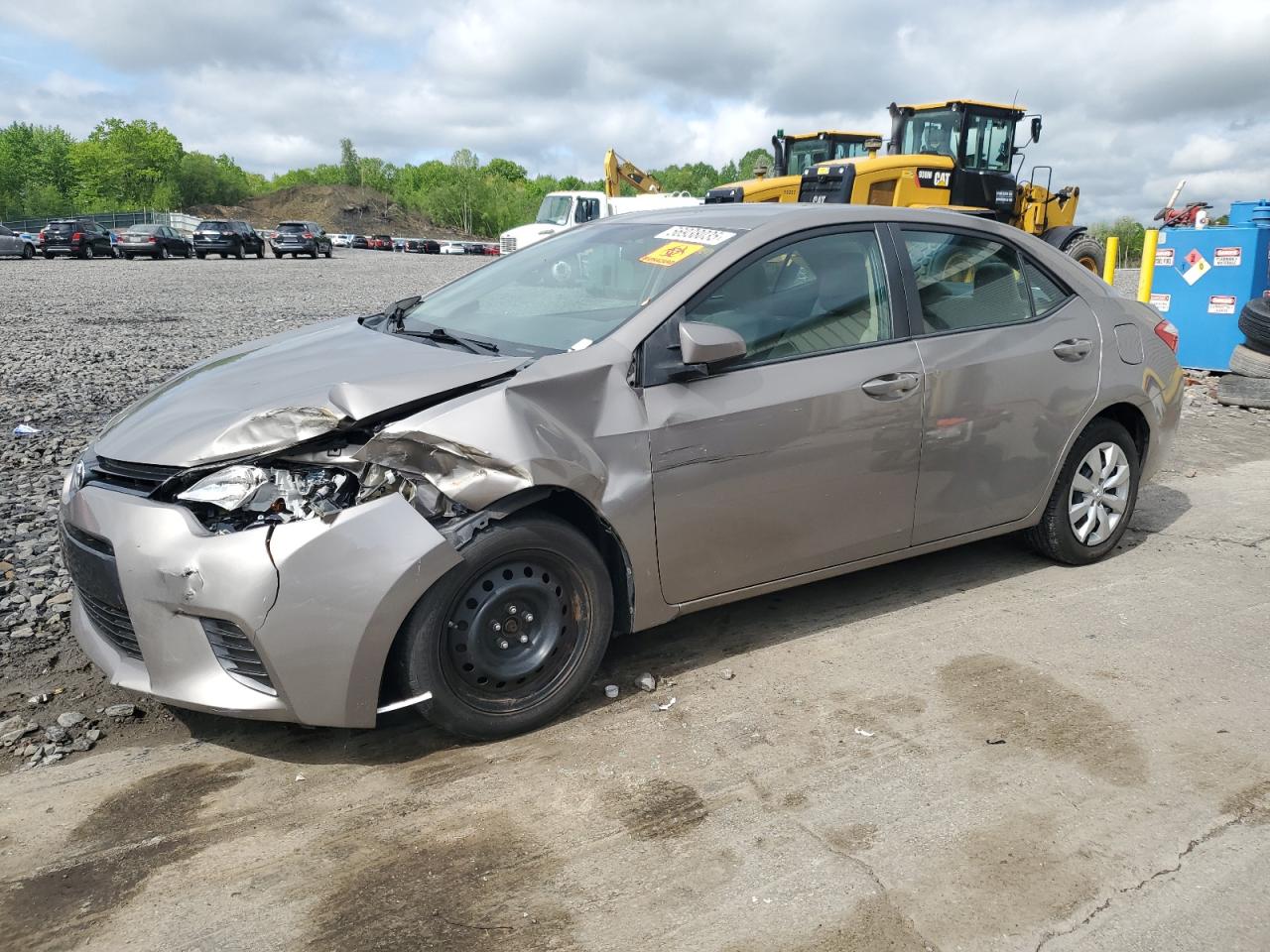 2016 Toyota Corolla L продається в Duryea, PA - Front End