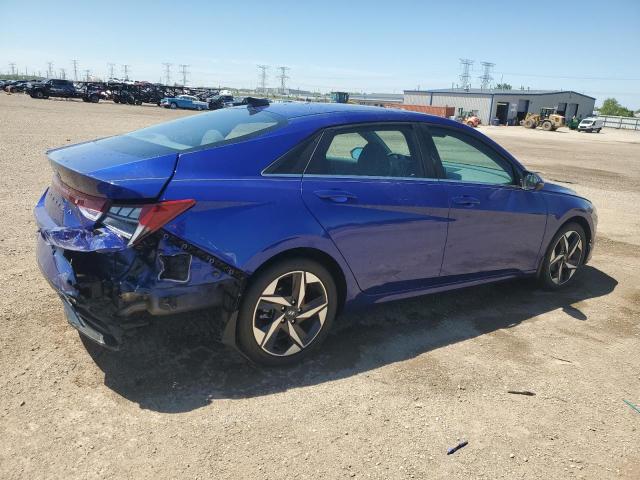  HYUNDAI ELANTRA 2022 Синий