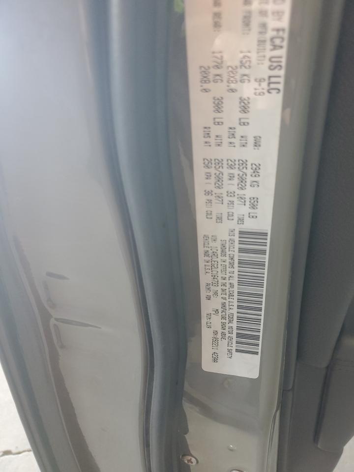 2020 Dodge Durango Citadel VIN: 1C4RDJEG2LC164733 Lot: 58999875