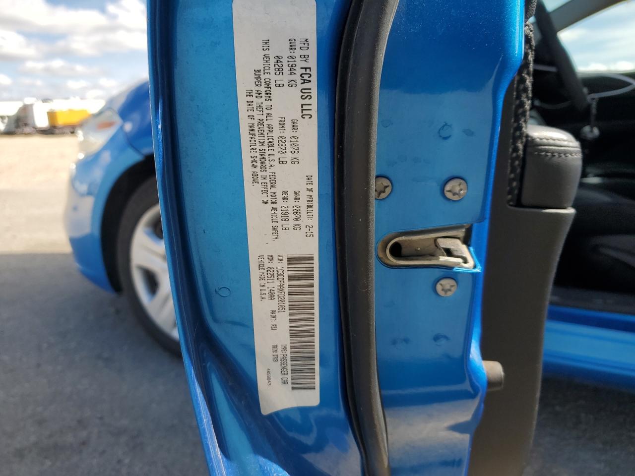 2015 Dodge Dart Se VIN: 1C3CDFAAXFD201051 Lot: 56692995