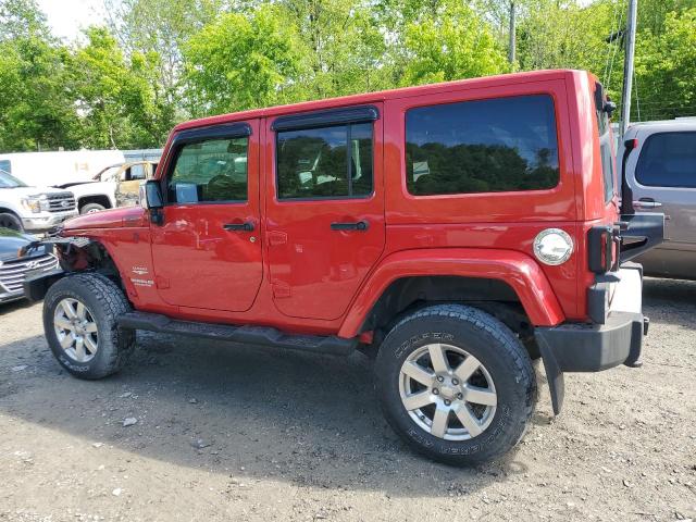 Parquets JEEP WRANGLER 2012 Czerwony