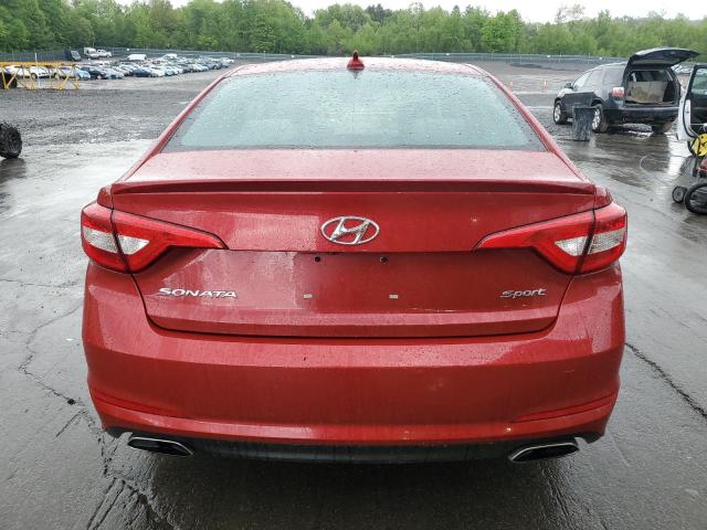  HYUNDAI SONATA 2017 Red