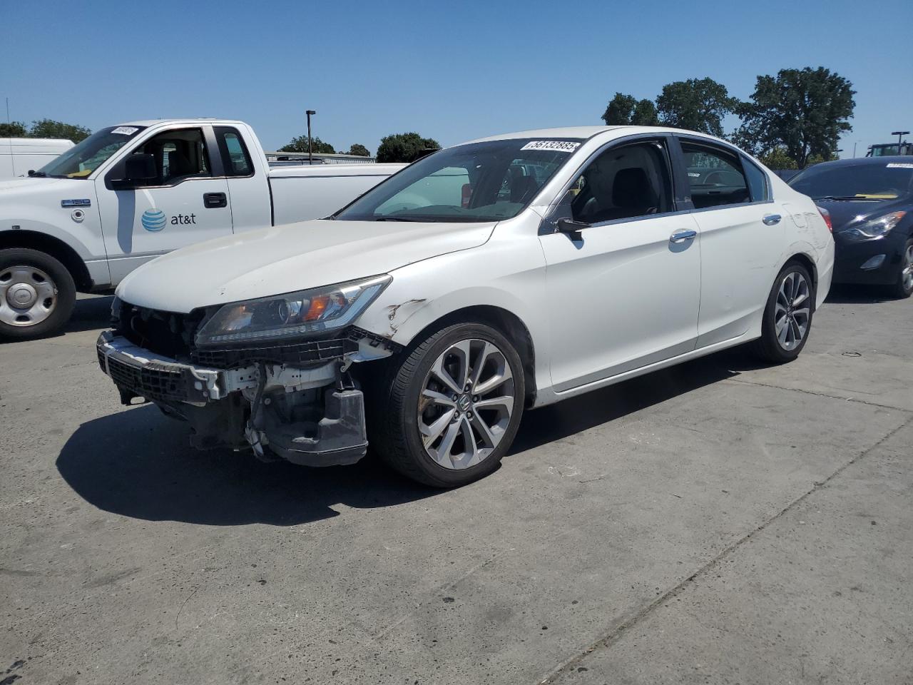 2014 Honda Accord Sport на продаже в Sacramento, CA - Front End