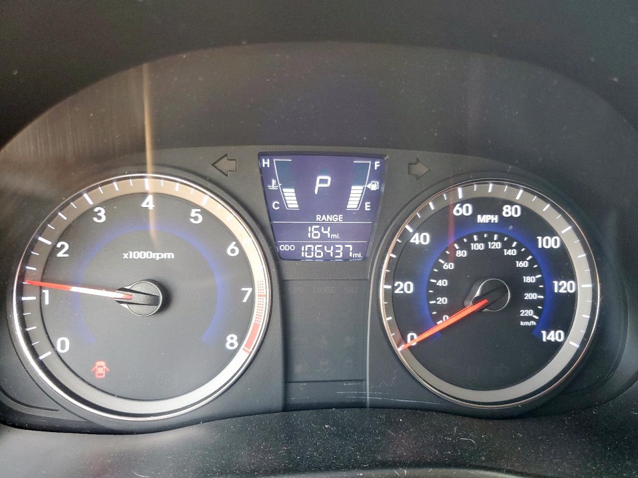 2013 Hyundai Accent Gls VIN: KMHCU5AE1DU073848 Lot: 57225415