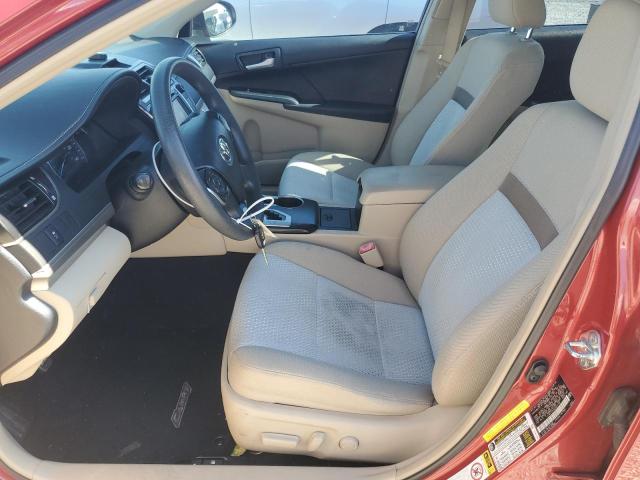  TOYOTA CAMRY 2012 Червоний