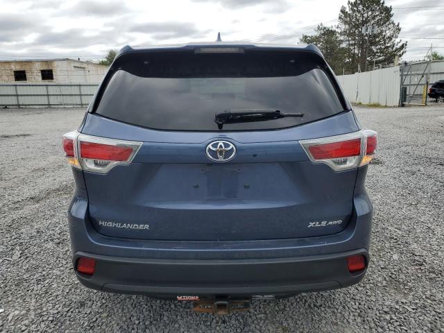  TOYOTA HIGHLANDER 2016 Blue