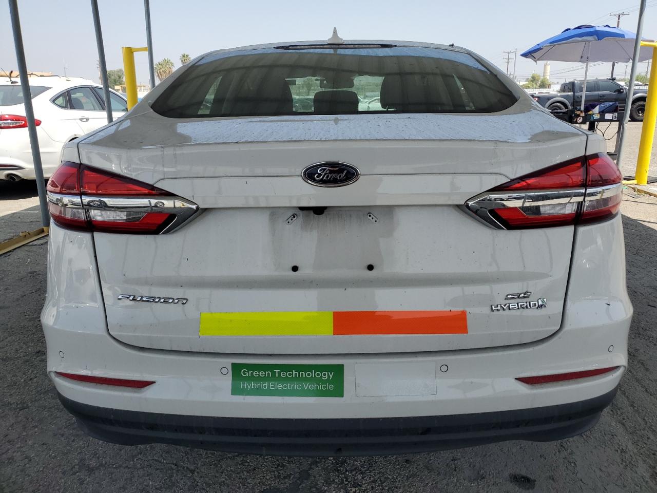 2019 Ford Fusion Se VIN: 3FA6P0LU5KR263968 Lot: 54031345