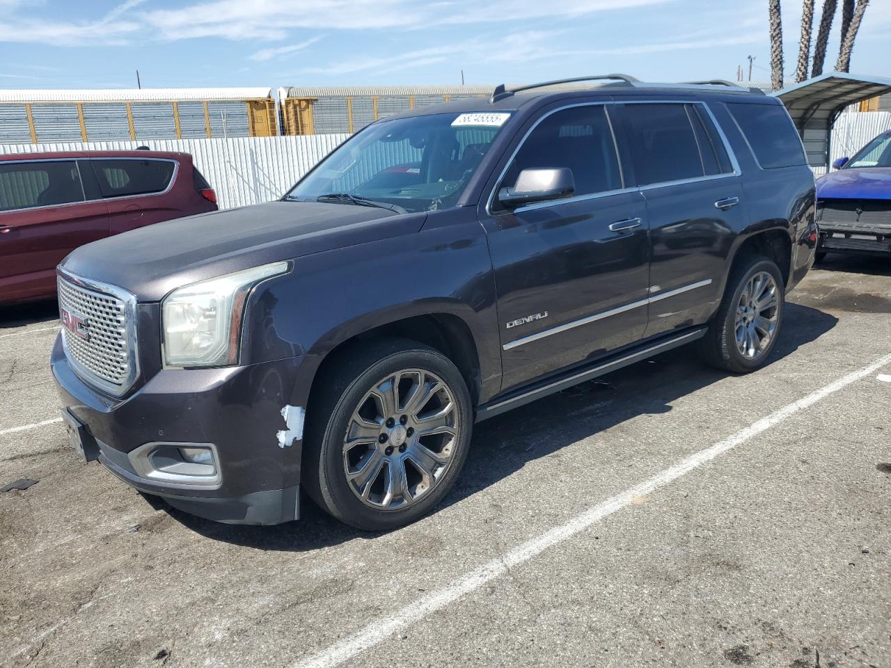 2015 Gmc Yukon Denali იყიდება Van Nuys-ში, CA - Minor Dent/Scratches