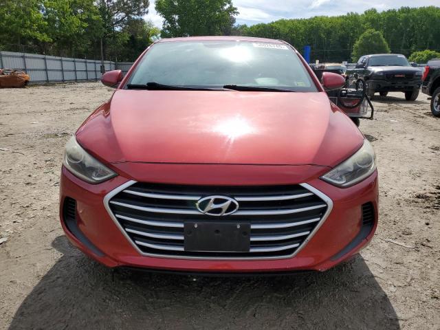 Sedans HYUNDAI ELANTRA 2017 Red