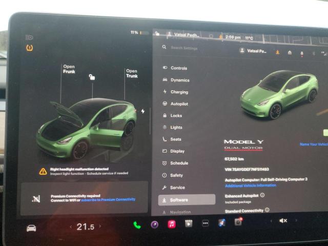 2022 TESLA MODEL Y   