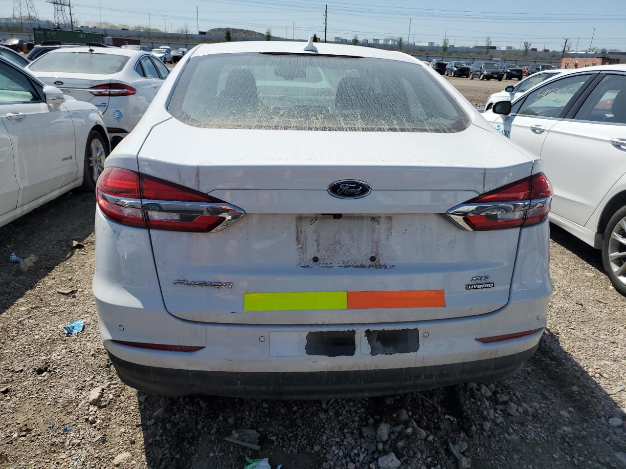 2020 Ford Fusion Se VIN: 3FA6P0LU3LR195736 Lot: 54027545