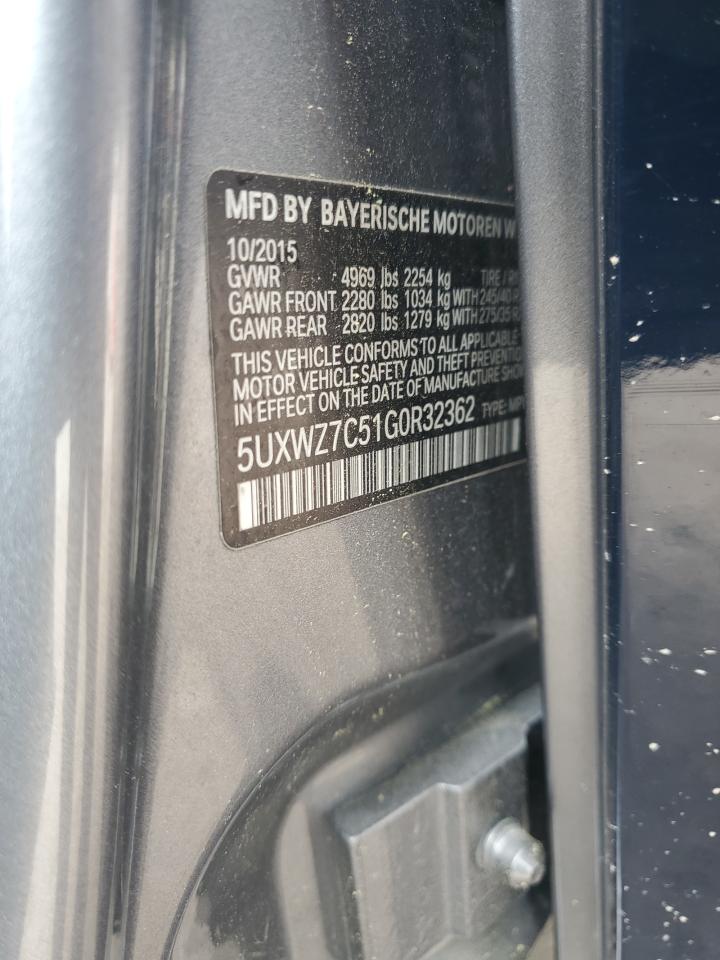 5UXWZ7C51G0R32362 2016 BMW X3 Sdrive28I