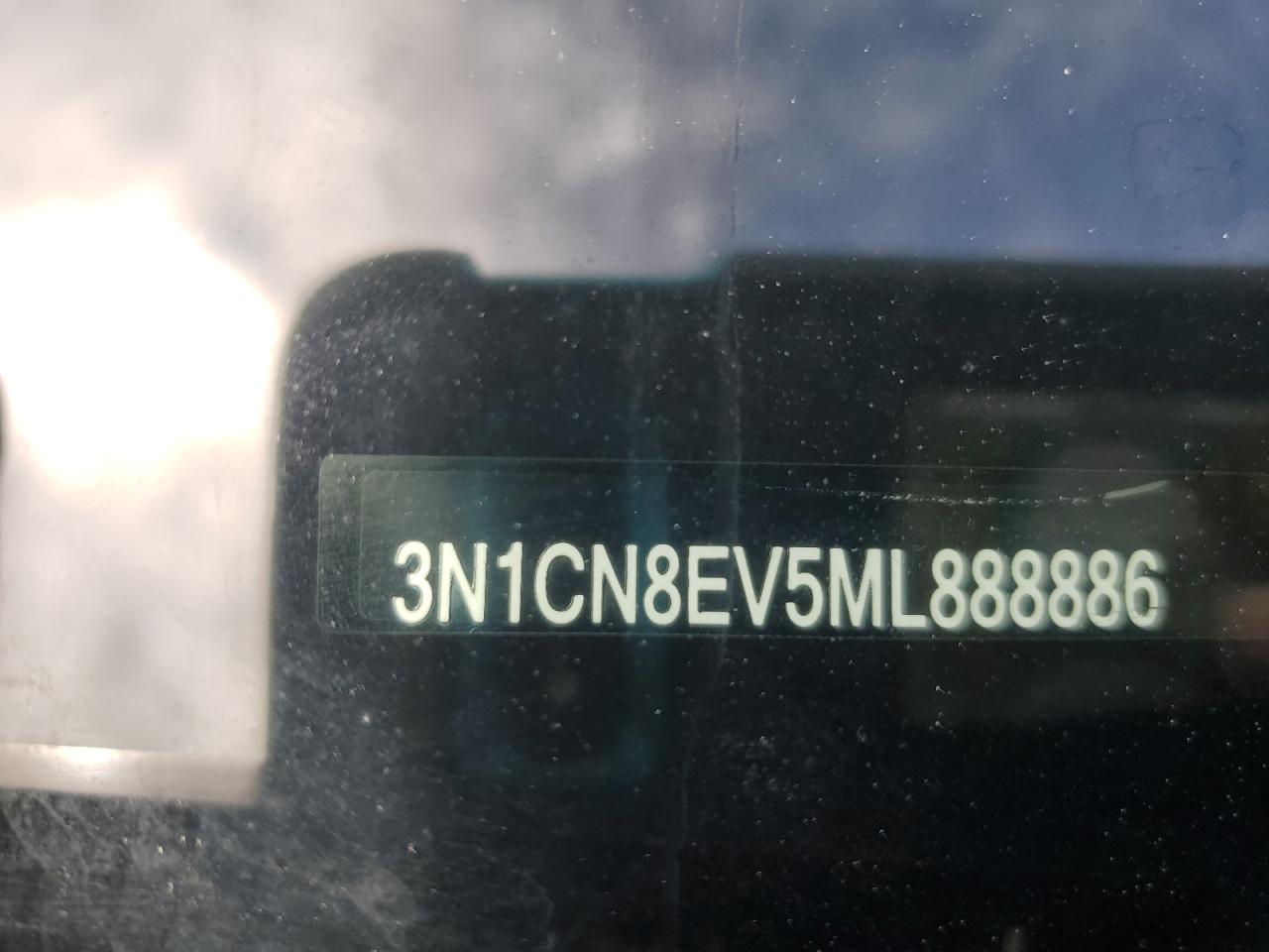 2021 Nissan Versa Sv VIN: 3N1CN8EV5ML888886 Lot: 59003575