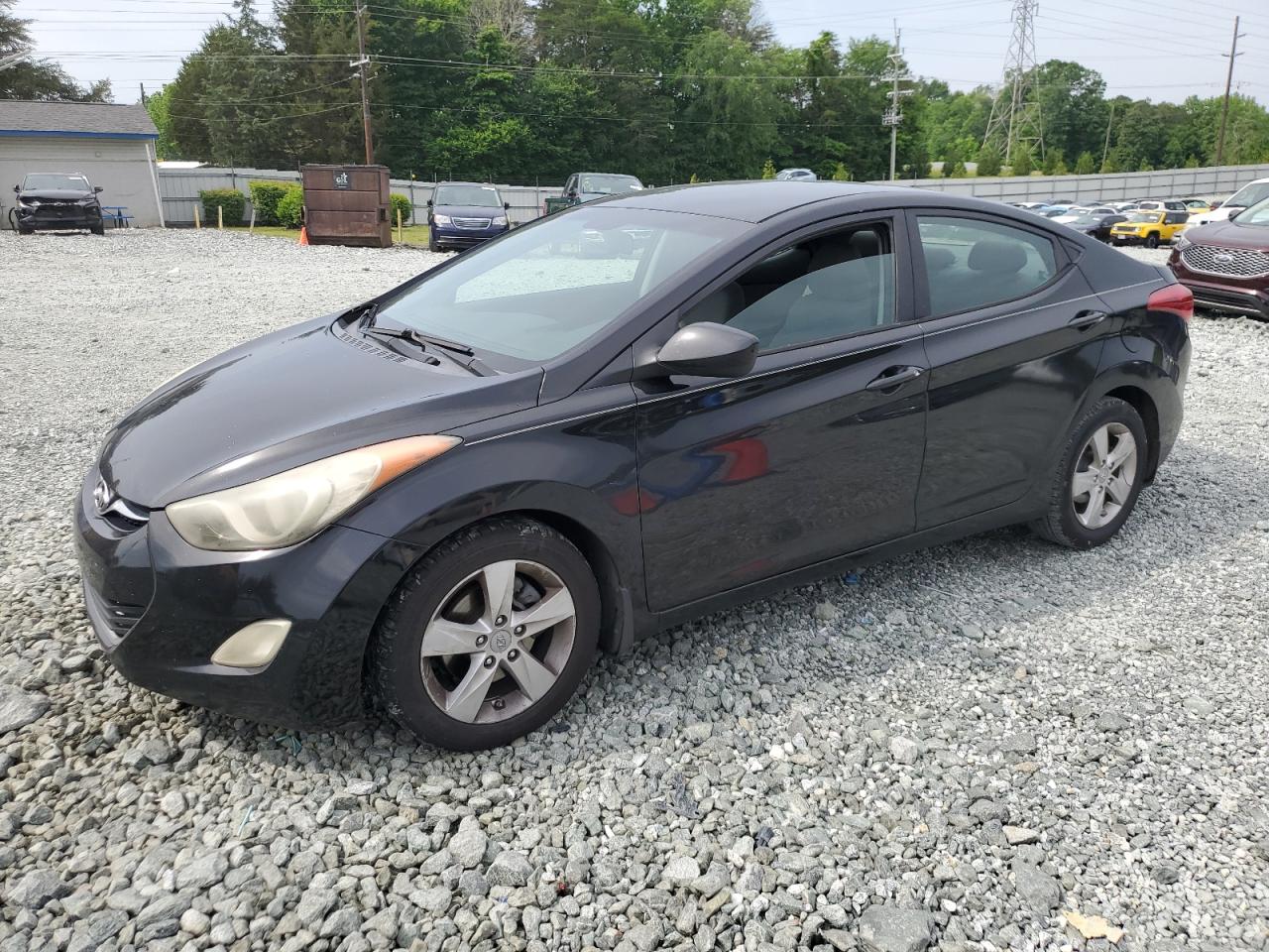 2012 Hyundai Elantra Gls للبيع في Mebane، NC - Side