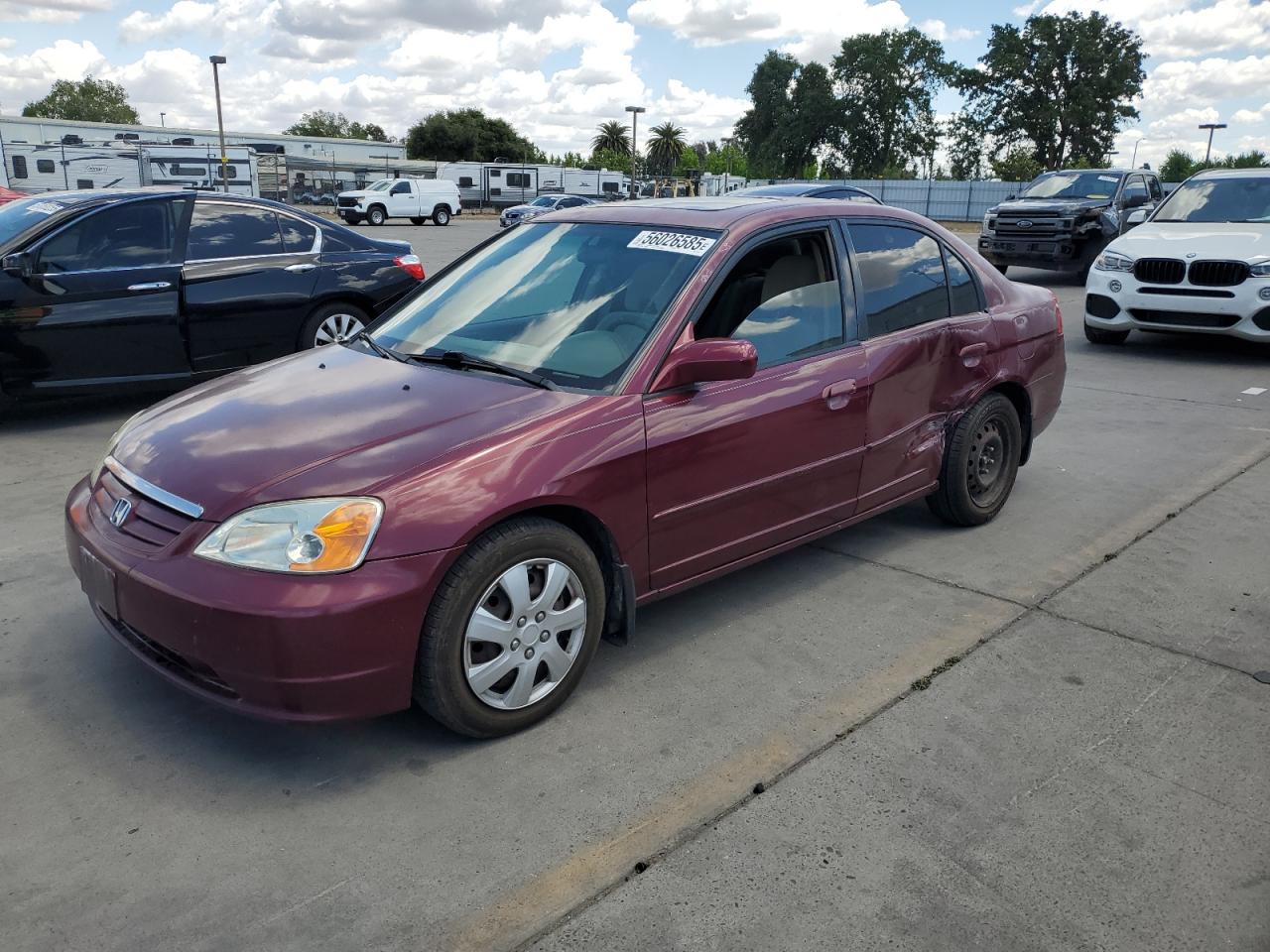 2003 Honda Civic Ex for Sale in Sacramento, CA - Side