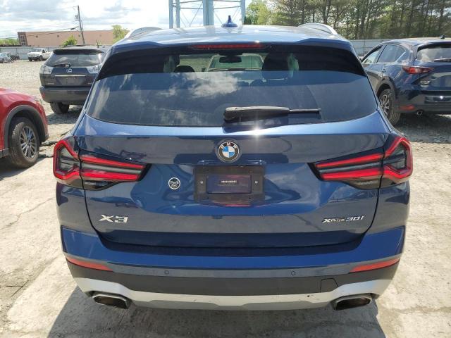  BMW X3 2022 Синий
