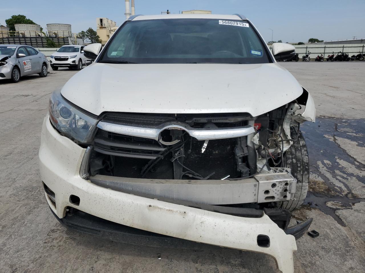 2016 Toyota Highlander Limited VIN: 5TDYKRFH2GS177199 Lot: 56802915