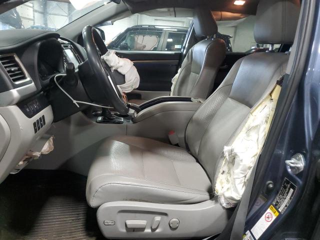TOYOTA HIGHLANDER 2019 Синий
