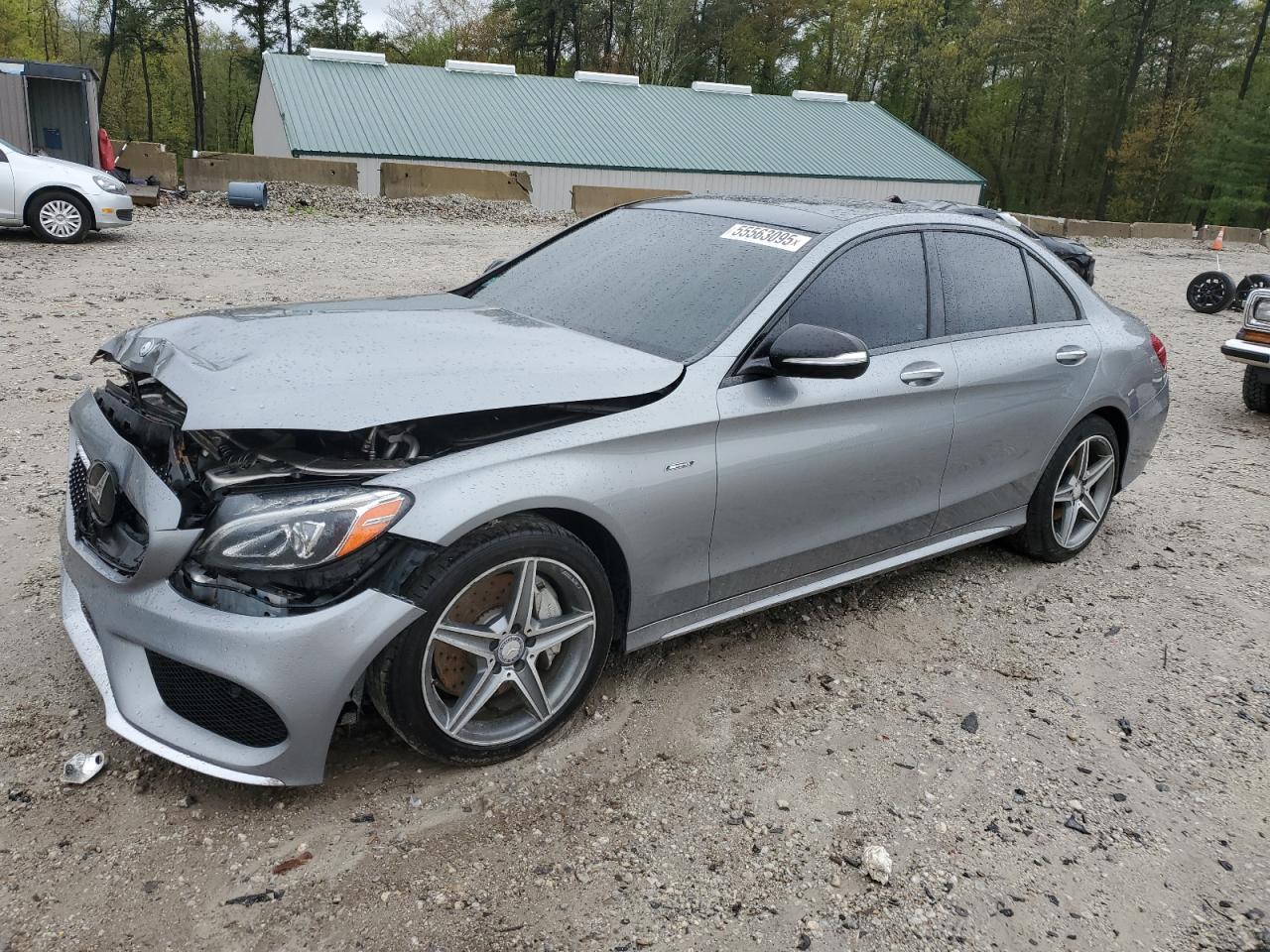 2015 Mercedes-Benz C 300 4Matic zu verkaufen in West Warren, MA - Front End