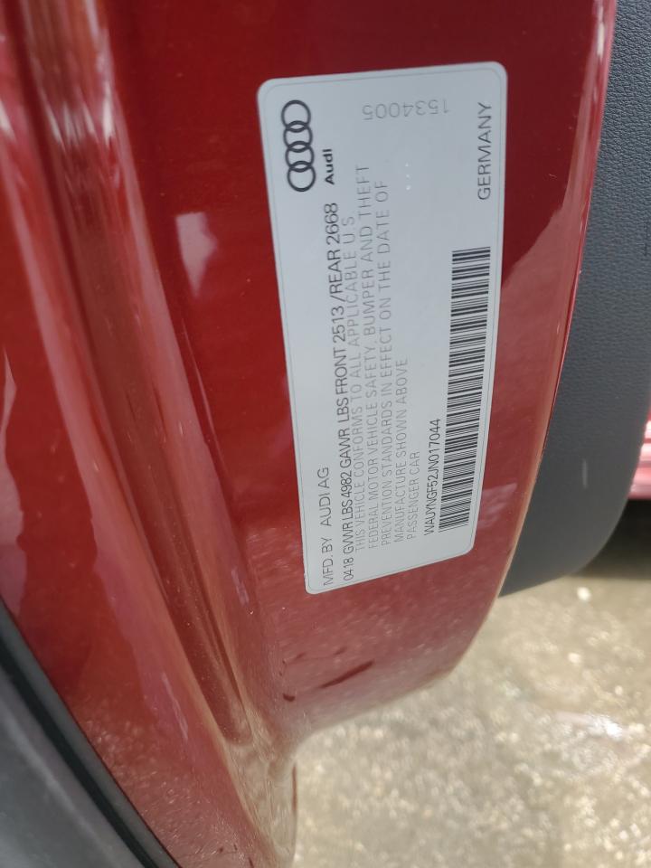 2018 Audi A5 Premium Plus VIN: WAUYNGF52JN017044 Lot: 55970875