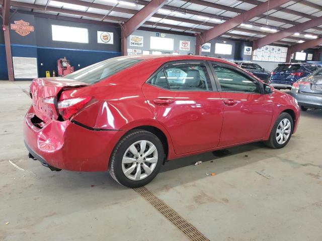  TOYOTA COROLLA 2014 Красный