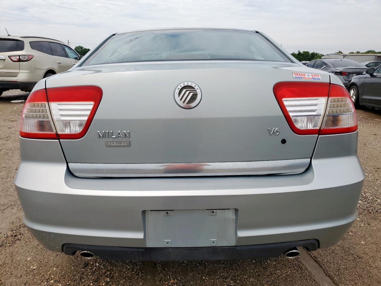 2006 Mercury Milan Premier VIN: 3MEFM08186R611347 Lot: 58993675