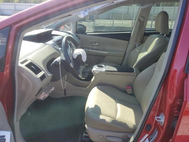  TOYOTA PRIUS 2013 Красный