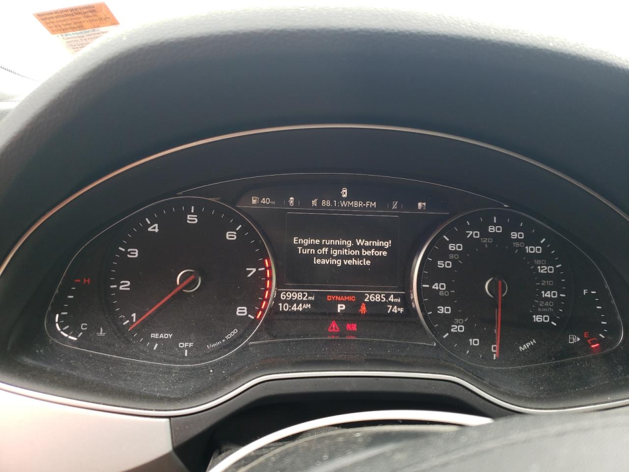 2019 Audi Q7 Premium VIN: WA1AHAF77KD031372 Lot: 57201305