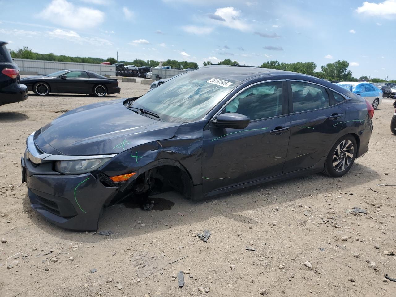 2016 Honda Civic Ex for Sale in Kansas City, KS - Rear End
