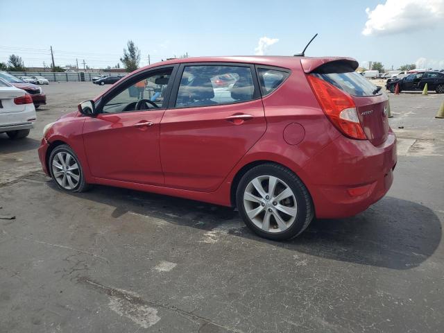  HYUNDAI ACCENT 2012 Czerwony
