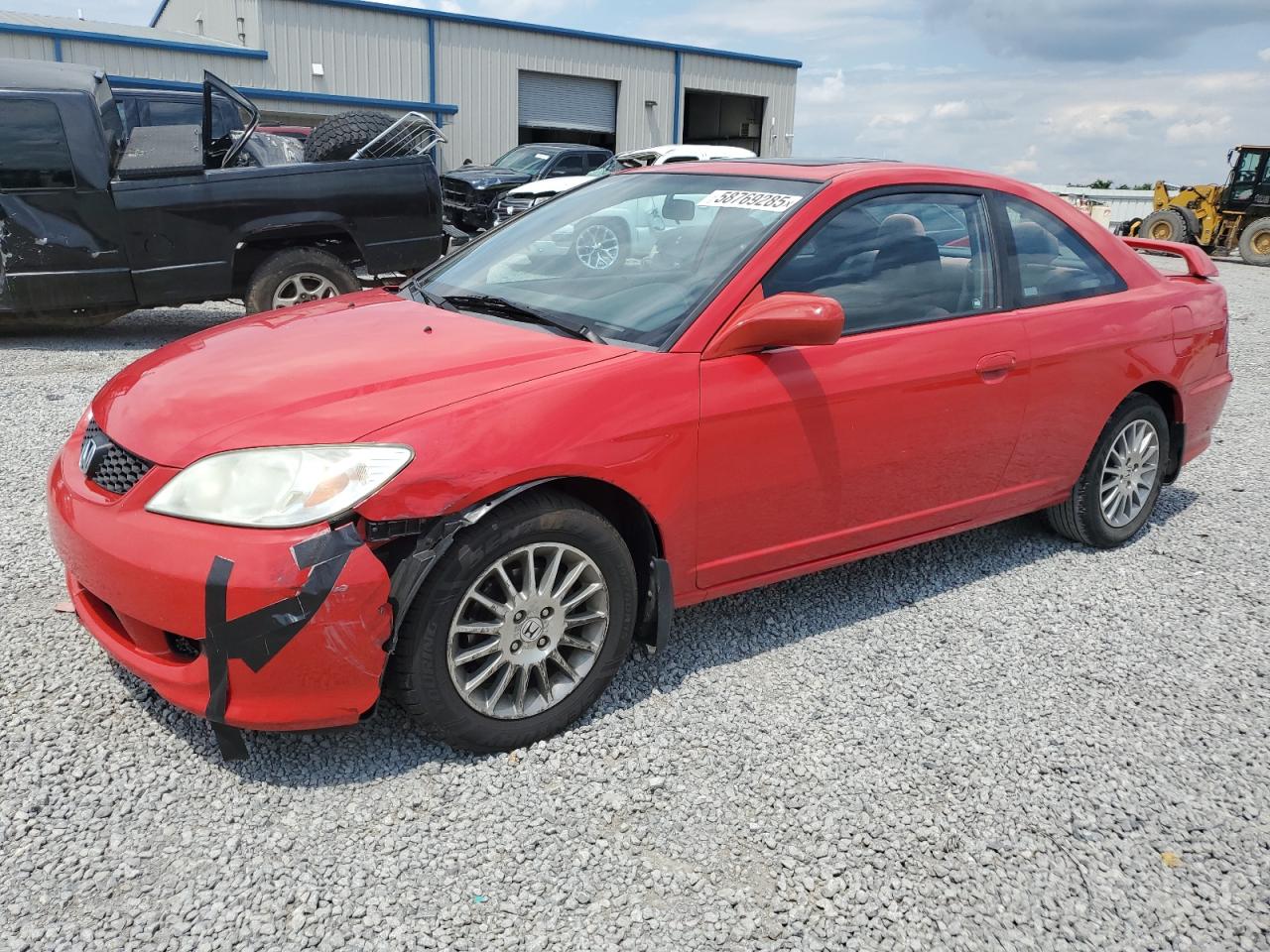 2005 Honda Civic Ex for Sale in Earlington, KY - Rear End
