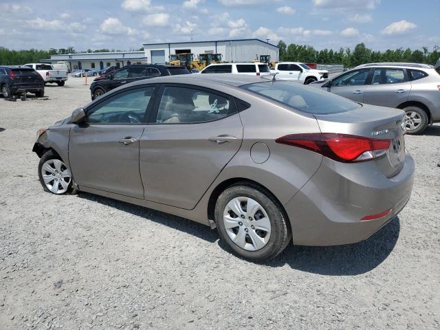  HYUNDAI ELANTRA 2016 Коричневий