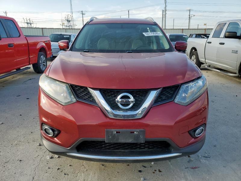  NISSAN ROGUE 2016 Czerwony