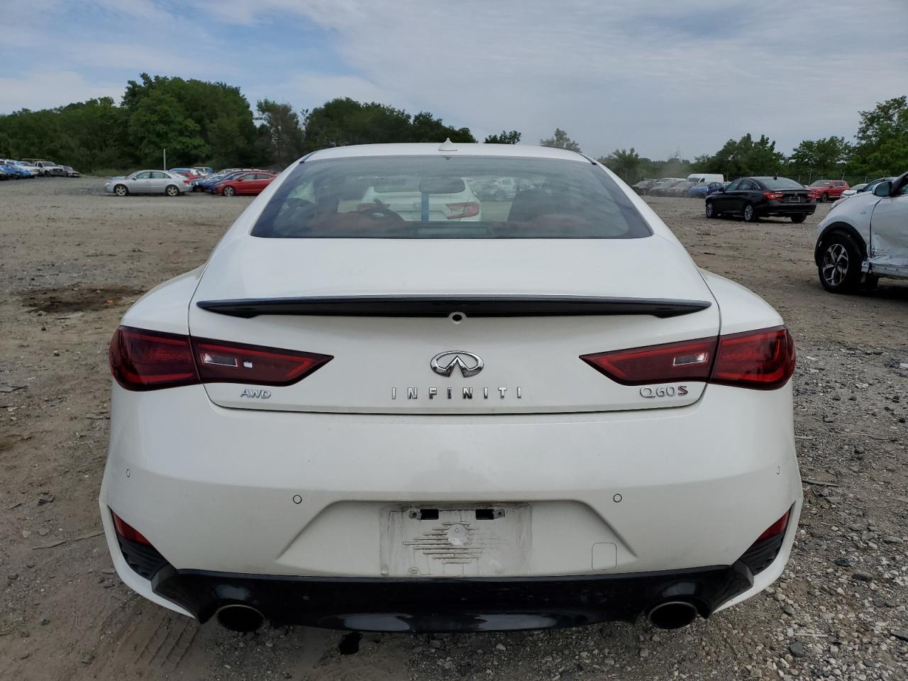 2022 Infiniti Q60 Red Sport 400 VIN: JN1FV7LL5NM680782 Lot: 57474475