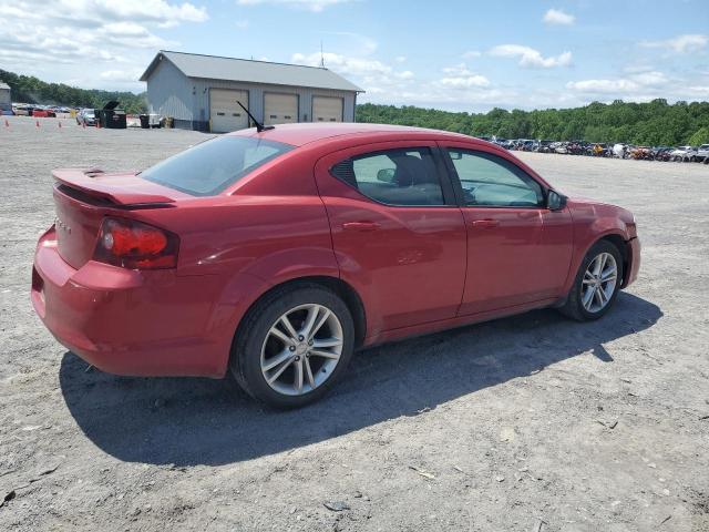 Sedans DODGE AVENGER 2012 Red