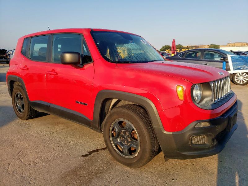  JEEP RENEGADE 2016 Червоний