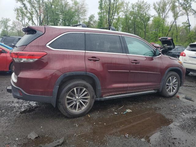 TOYOTA HIGHLANDER 2017 Бургунди