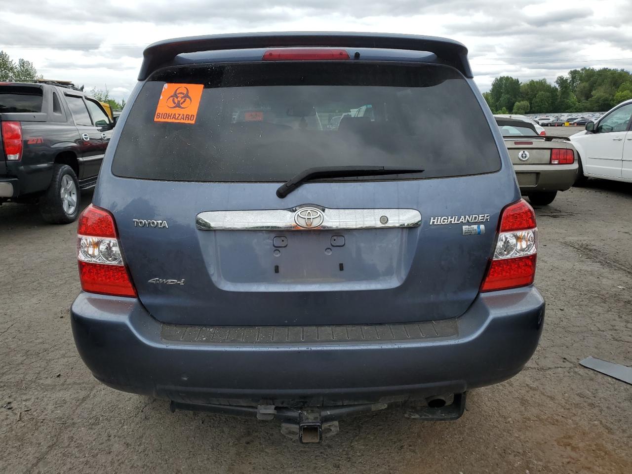 2007 Toyota Highlander Hybrid VIN: JTEHW21AX70040404 Lot: 57336405