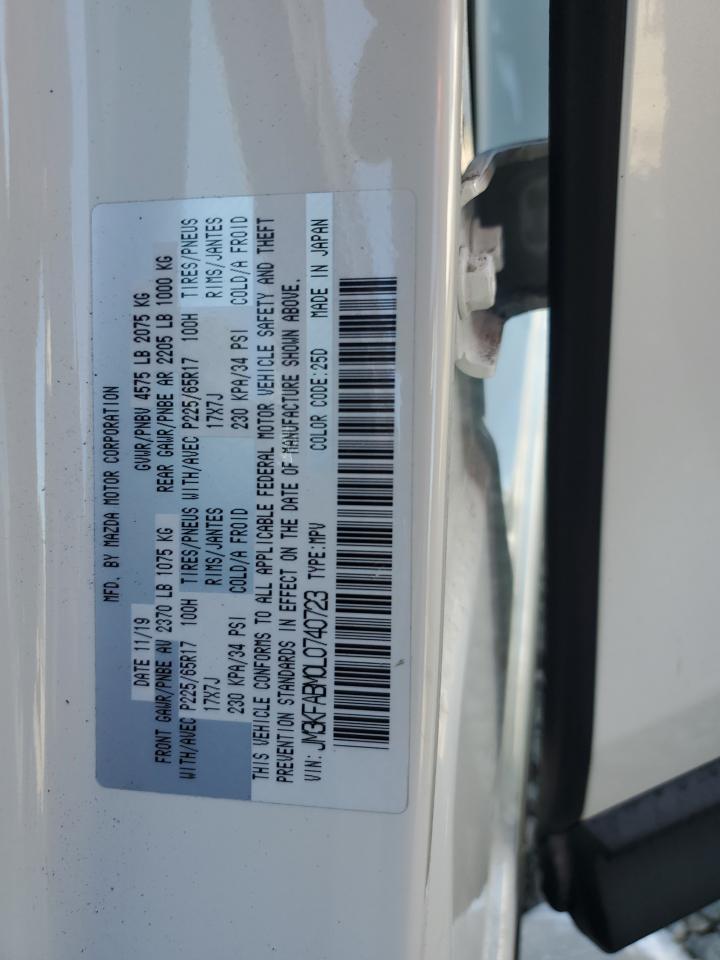 2020 Mazda Cx-5 Sport VIN: JM3KFABM0L0740723 Lot: 57341245