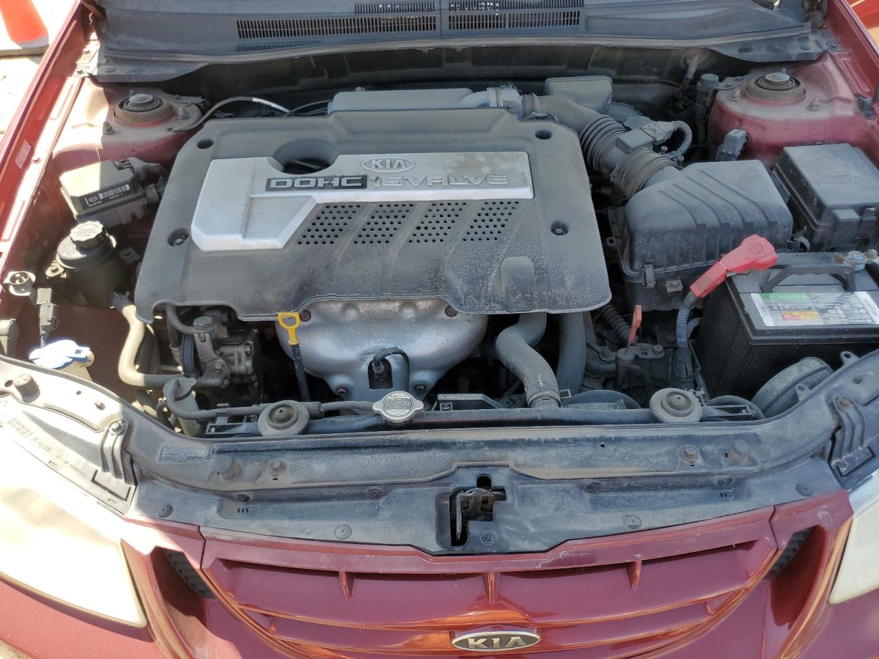 2006 Kia Spectra Lx VIN: KNAFE121565321550 Lot: 55839515