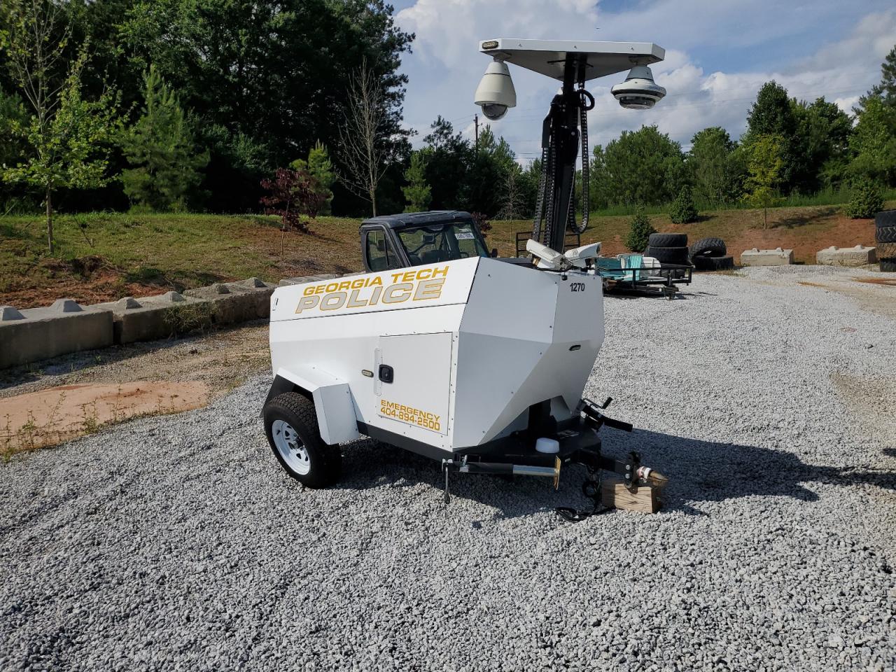 2021 Solar Tech Vss-Sst Surveillance Trailer na sprzedaż w Fairburn, GA - Side