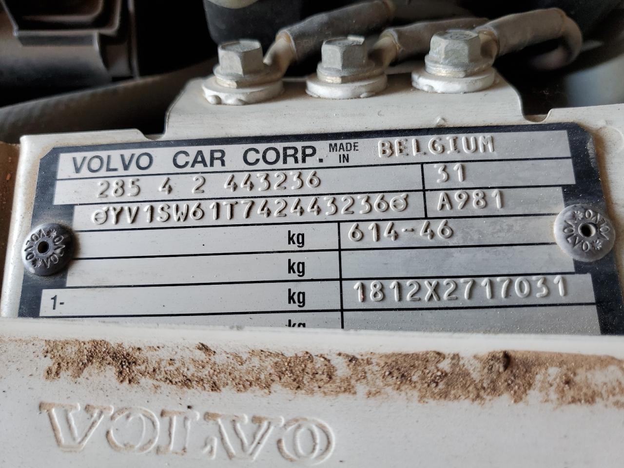 2004 Volvo V70 VIN: YV1SW61T742443236 Lot: 56626415