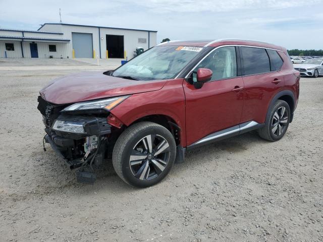  NISSAN ROGUE 2021 Красный