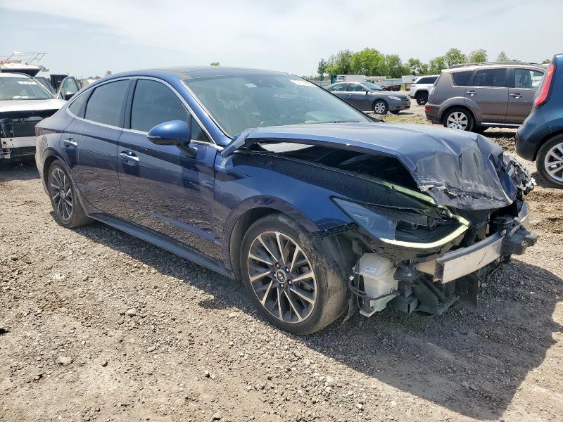  HYUNDAI SONATA 2020 Синий