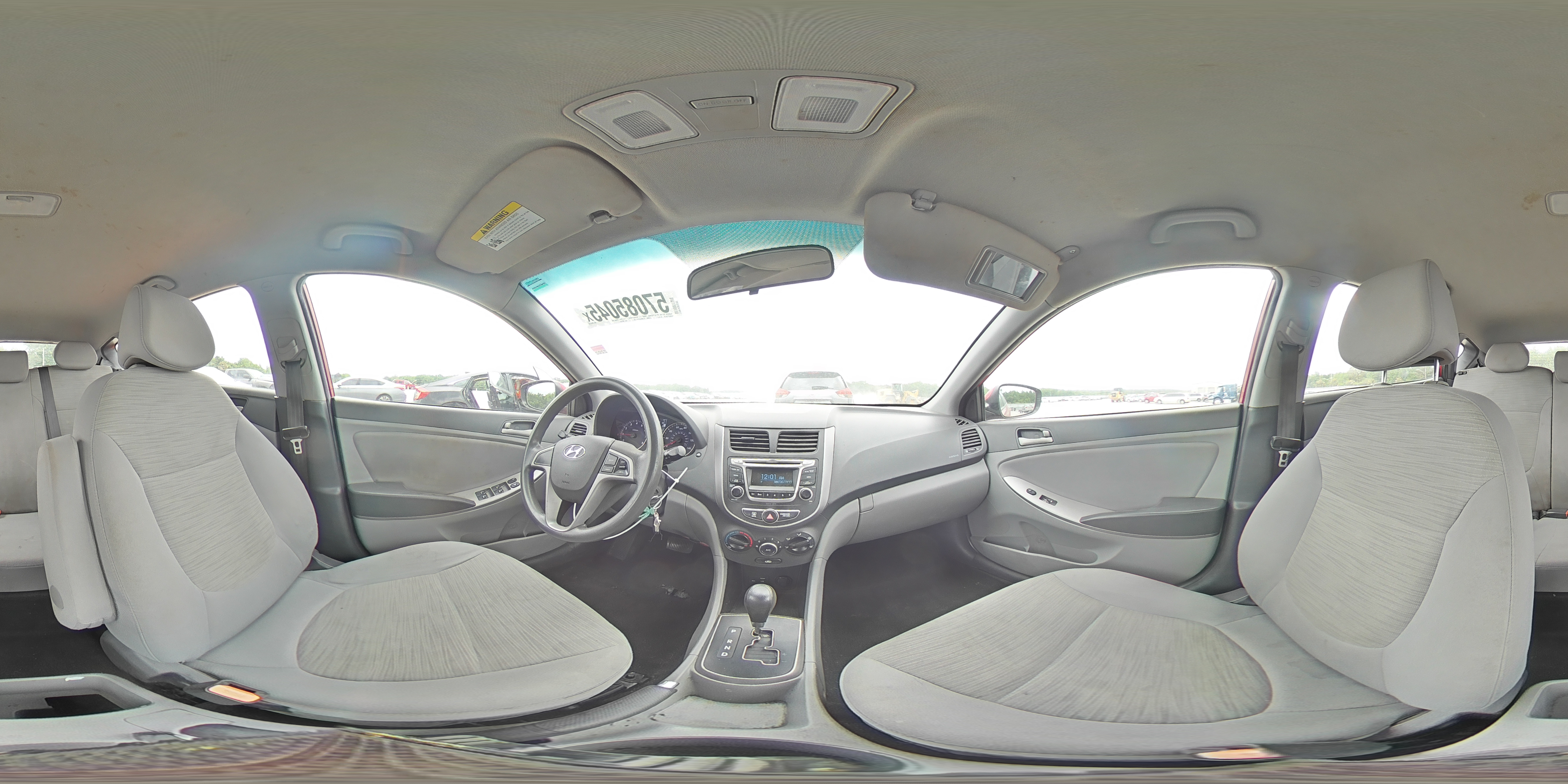 2017 Hyundai Accent Se VIN: KMHCT5AE4HU336195 Lot: 57085045
