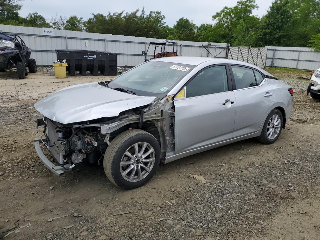 2020 Nissan Sentra S en Venta en Windsor, NJ - Front End